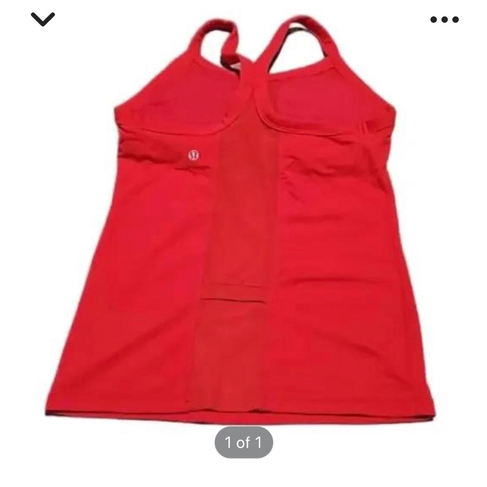 Lululemon Red Tank Top